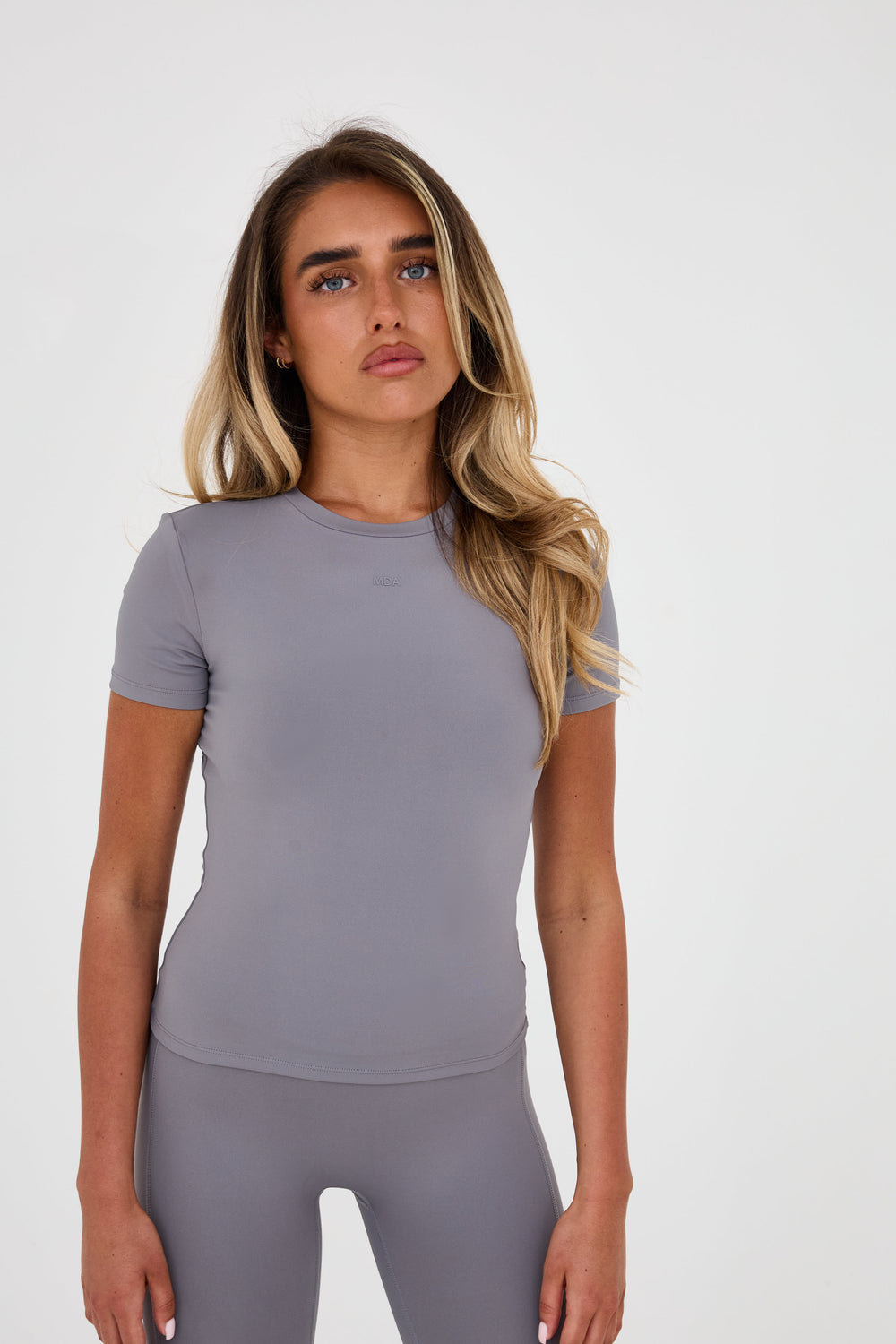 BHA Core Storm Grey Skin Set - Second Skin Tee & Wrap Shorts