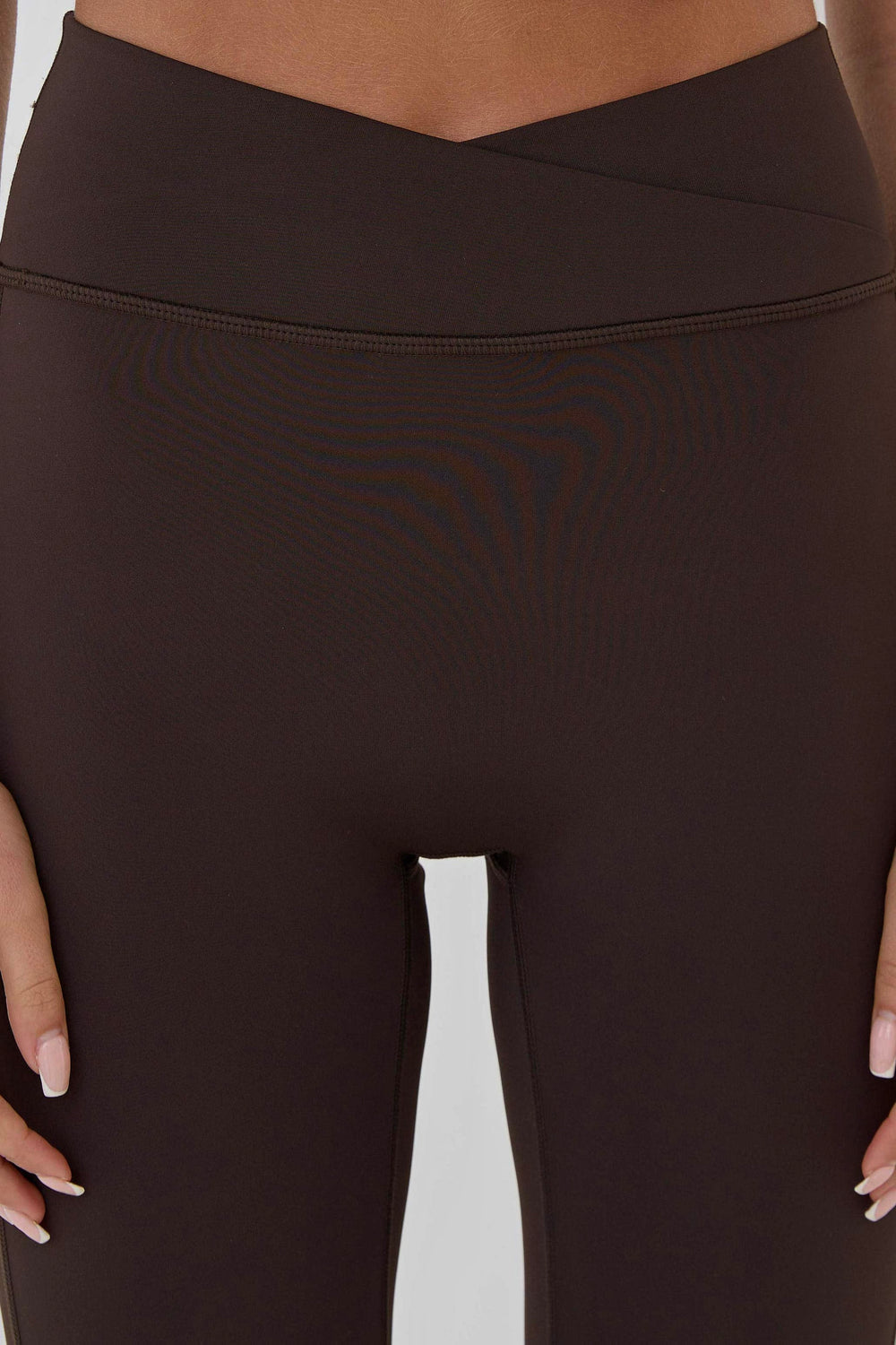 BHA Core Espresso Halter Set - Halter Top & Wrap Leggings